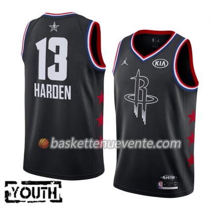 Maillot Basket Houston Rockets James Harden 13 2019 All-Star Jordan Brand Noir Swingman - Enfant